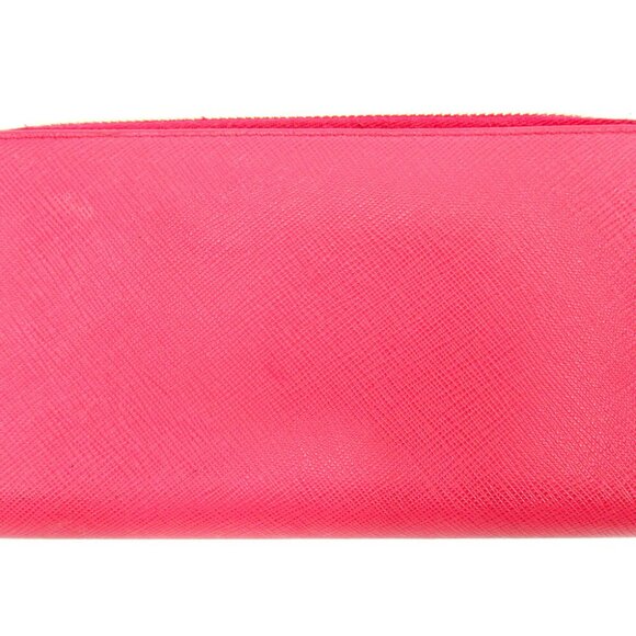 Authentic PRADA purse Zip Around Ladies Pink Leather Sale - Picture 2 of 9